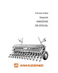 Instrukcja obsługi Siewnik  D8 Specjal Amazone