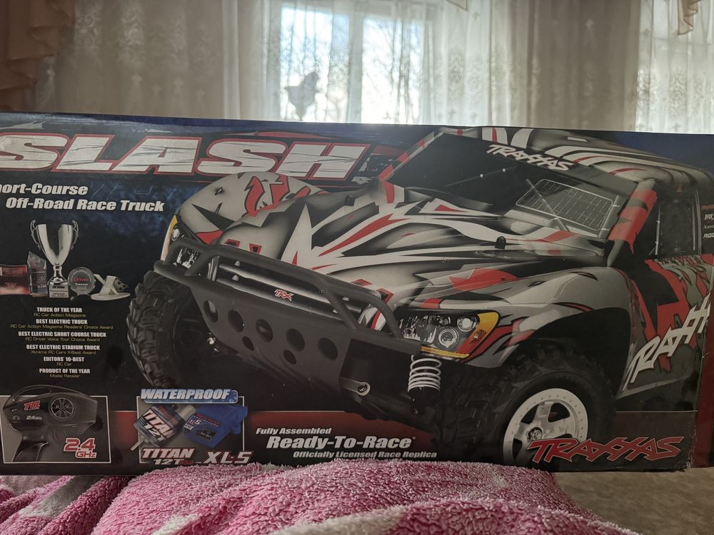 Автомобиль Traxxas Slash 1:10 2WD RTR (58024_REDX)