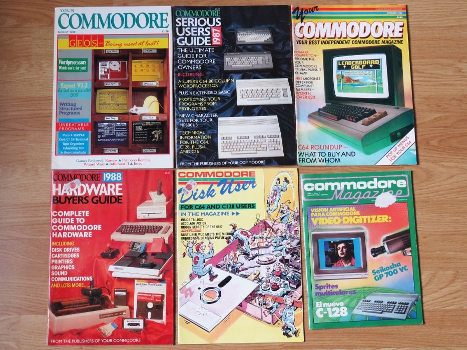 Revistas Atari / Amstrad / Commodore 64 / BBC / MSX / Zx Spectrum