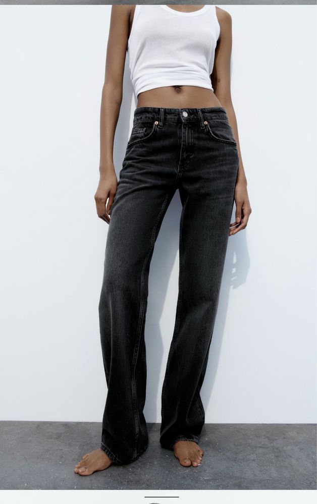 Zara  wide leg jeans новые