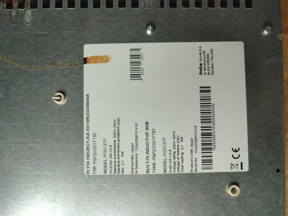 Płyta indukcyjna Amica