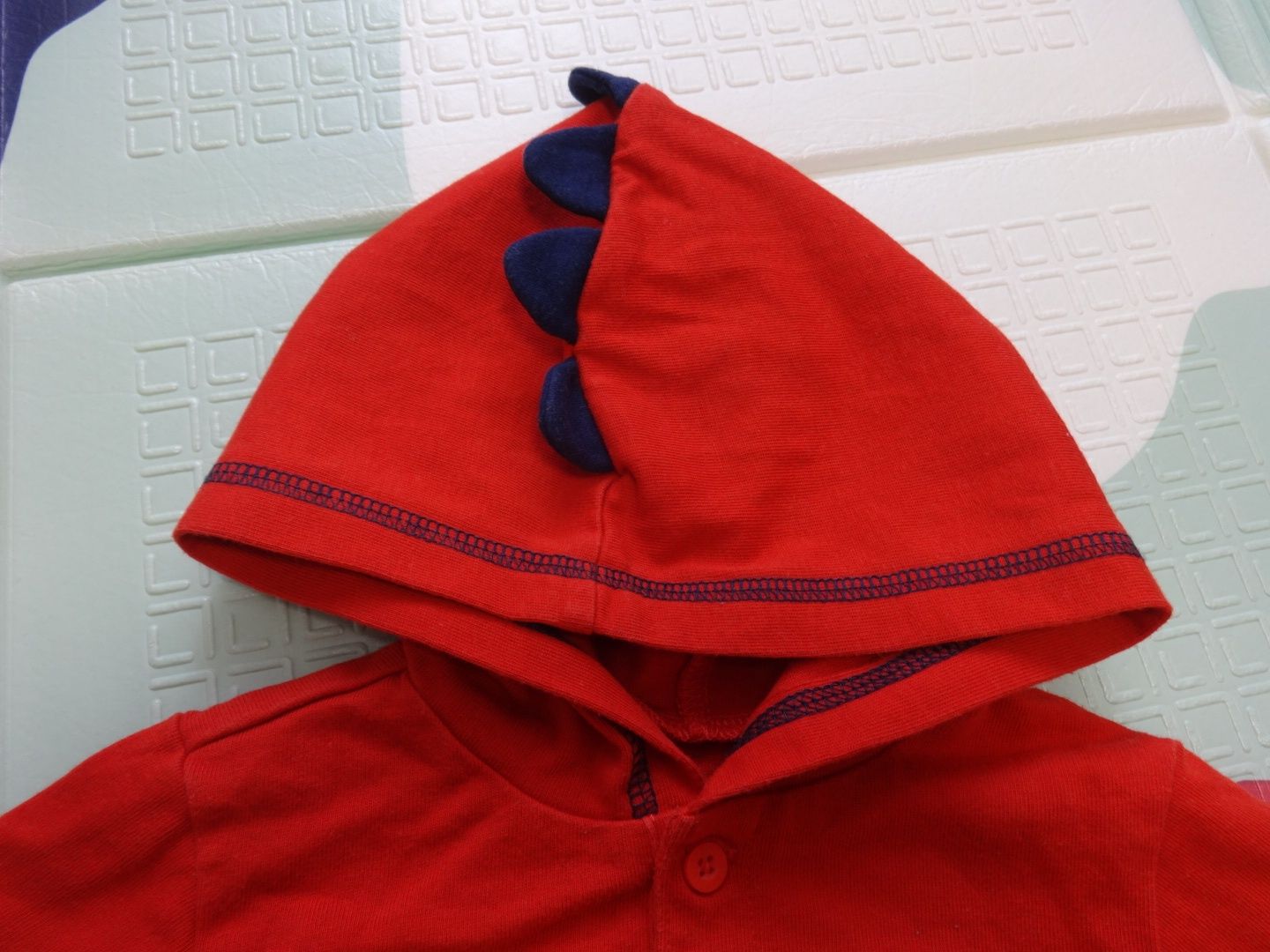 Gymboree красная хлопковая толстовка кофта худи с капюшоном 6-12 68-80
