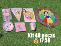 Kit 40 peças Princesas