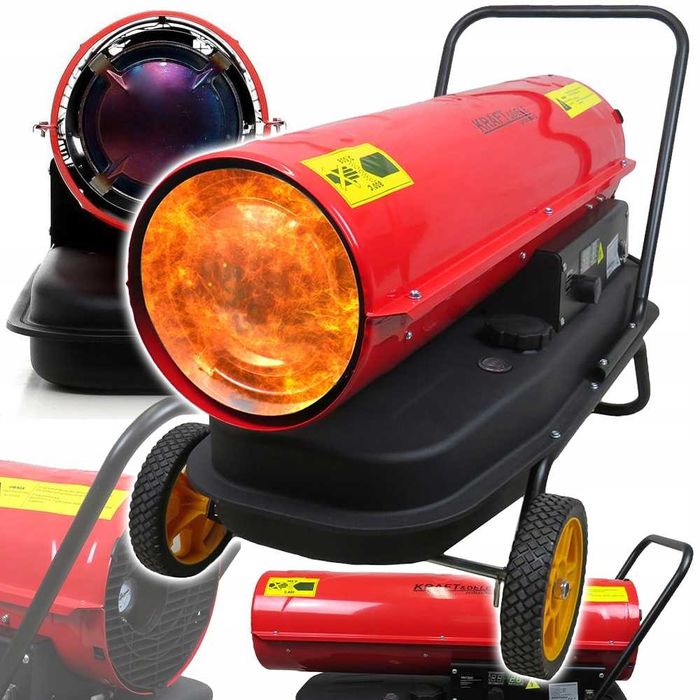 Nagrzewnica olejowa 35kw z termostatem automat dmuchawa spalinowa