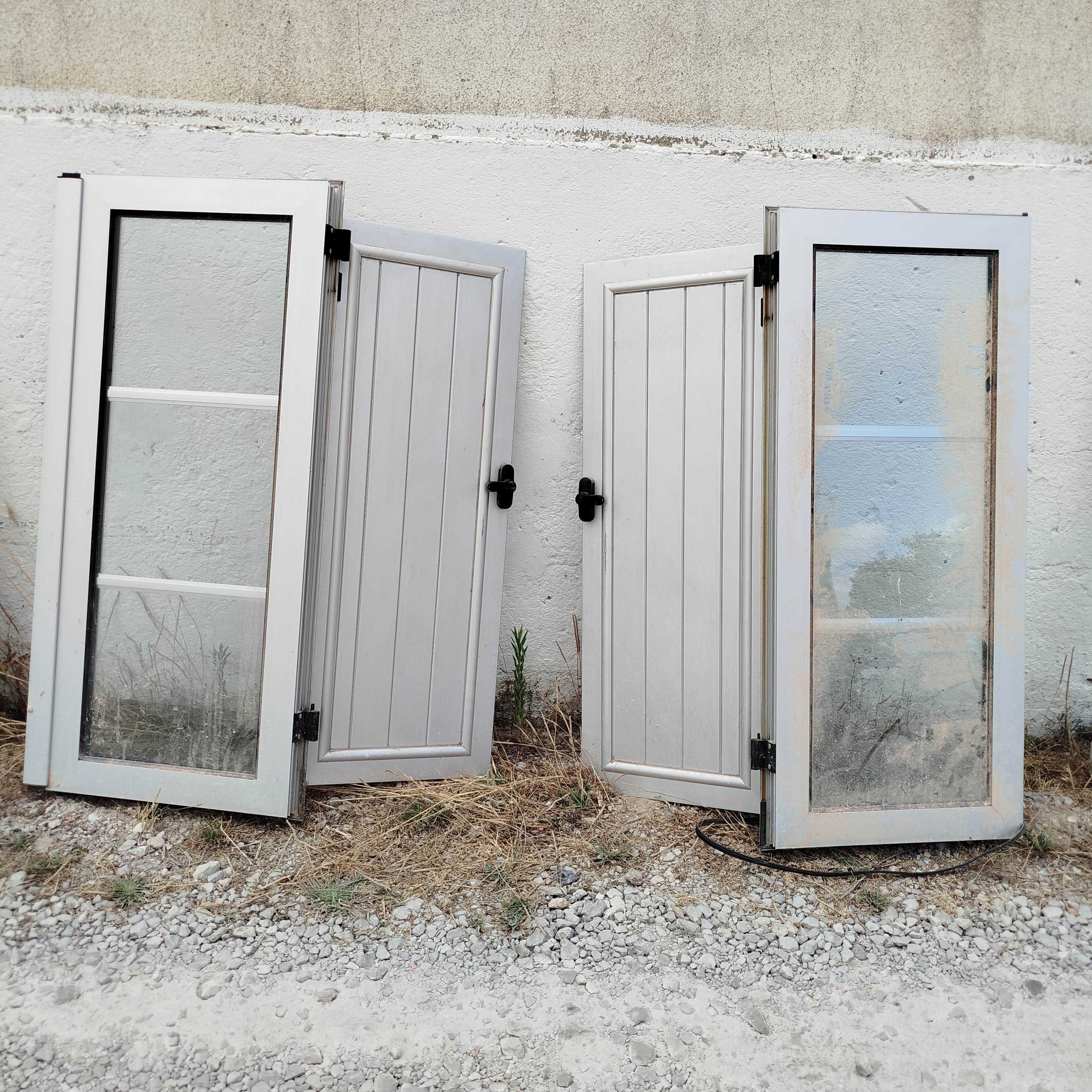 Portas e Janela de abrir em Aluminio - USADO