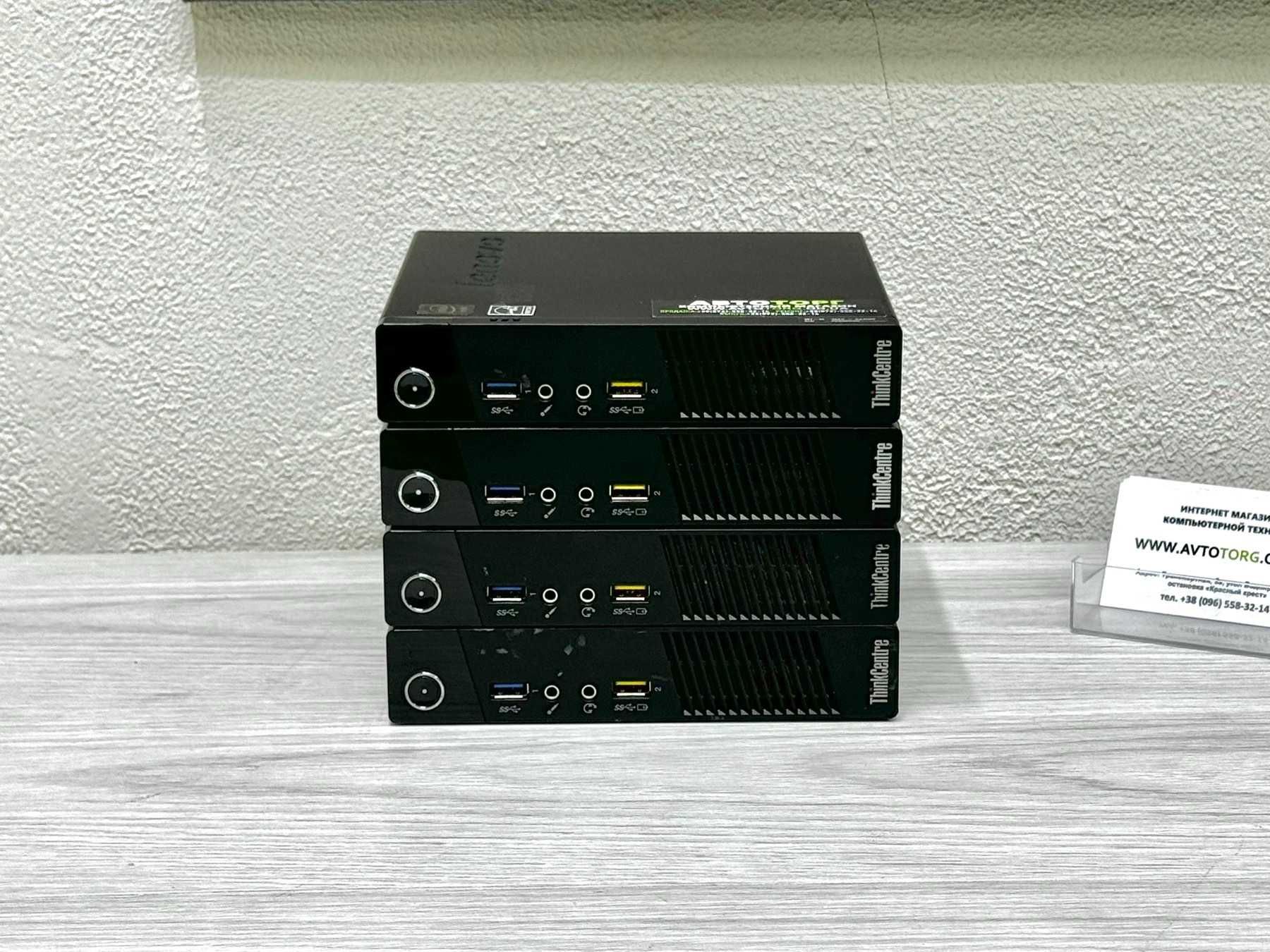 • Неттоп Lenovo / Core i3 / Тиха робота кулерів / Займає МАЛО МІСЦЯ! •