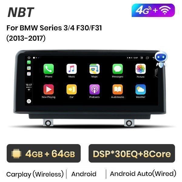 Radio nawigacja BMW 3 F20 F21 F22 F30 F31 F32 F33 F34 F36 Android 4GB