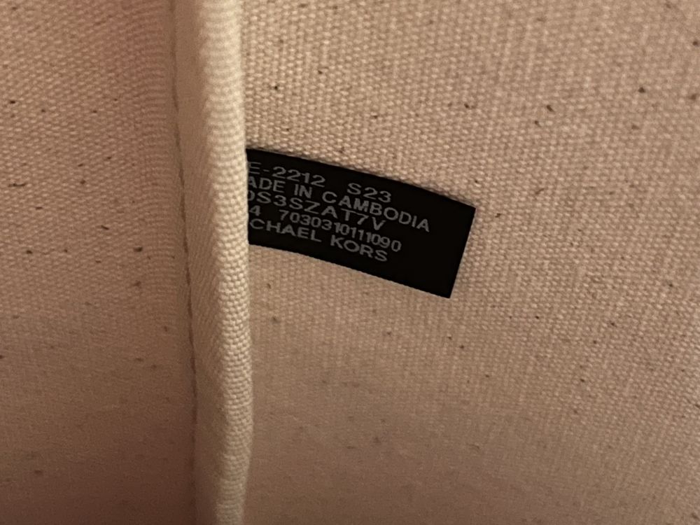 Michael Kors torebka torba duża Eliza monogram logowana z saszetka