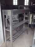 Estante inox c/ 3 prats 1500x300x1450 mm