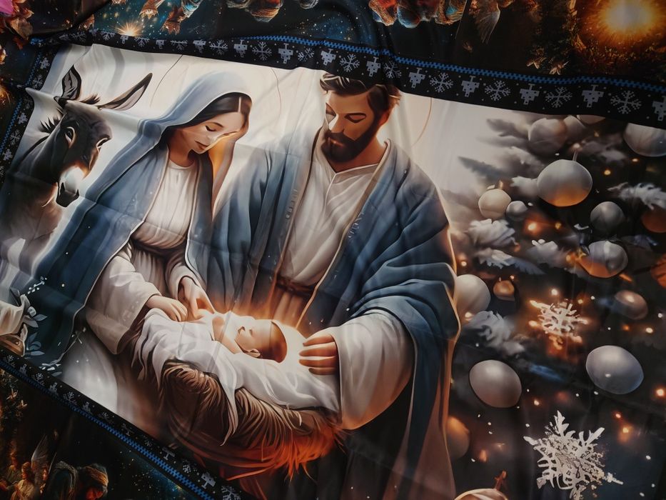 Piękny obrus świąteczny prezent