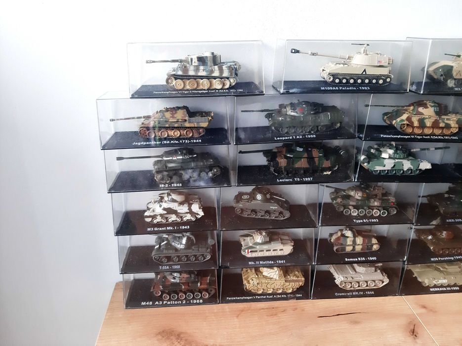 Modele czołgów kolekcja