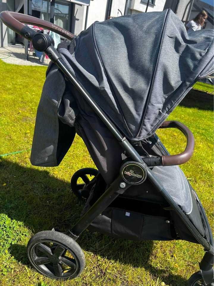 Wózek spacerowy Baby Design, pompowane koła