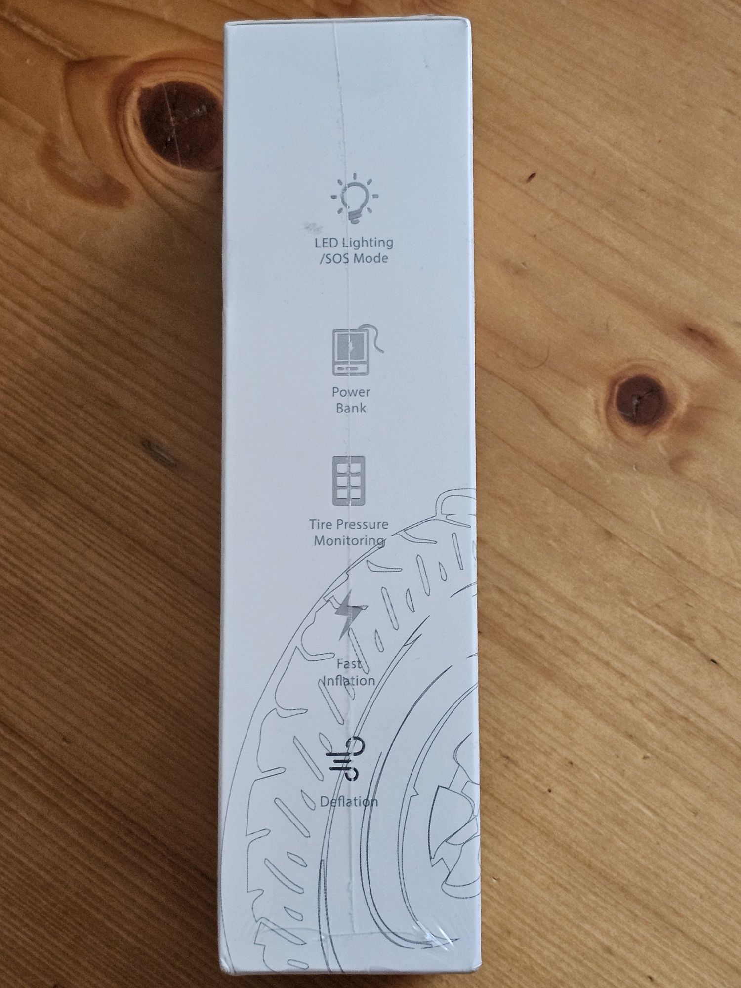Carsun kompresor pompka akumulatorowa przenośna latarka powerbank