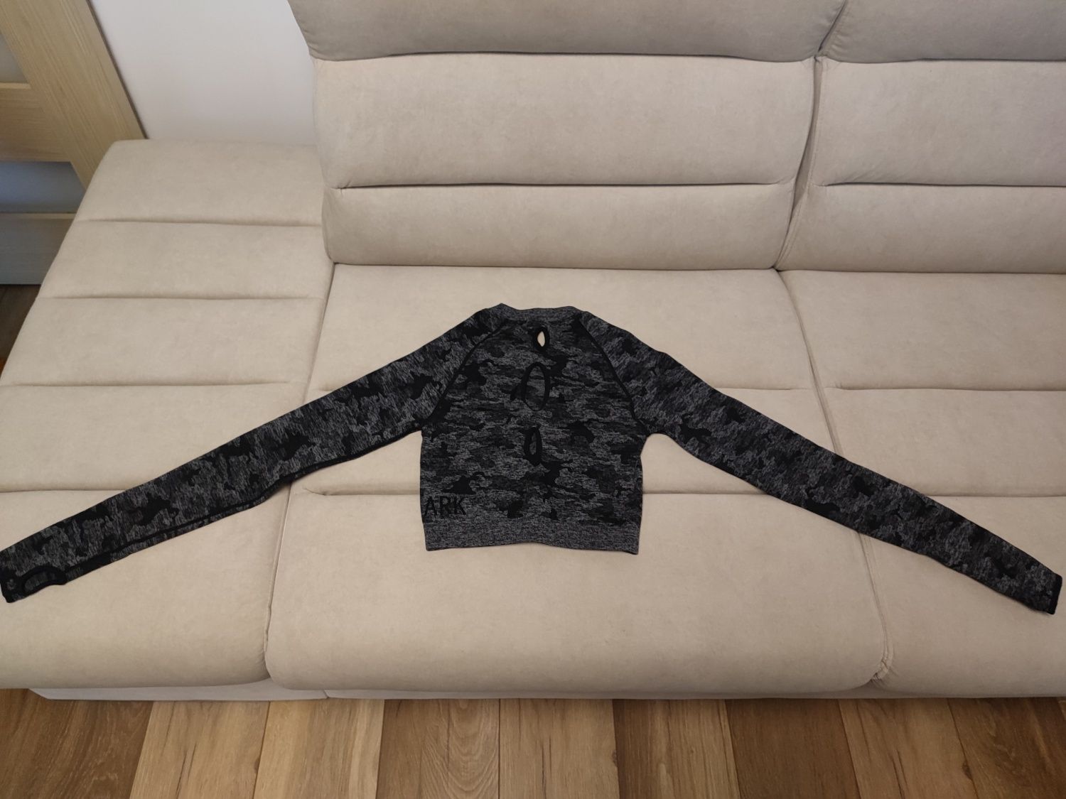 Gymshark Rashguard Longsleeve czarny Camo