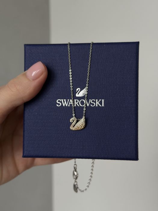 Розкішна підвіска-лебідь Swarovski