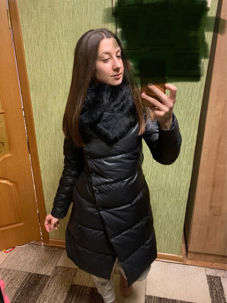 Зимова куртка, пальто, типу h&m, zara зимовий пуховик