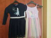 [2szt.] FROZEN Sukienki Elsa Kraina lodu rozm.110/116