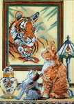 Набор CC80896 Рыжие кошки и тигры (Ginger Cats and Tigers)