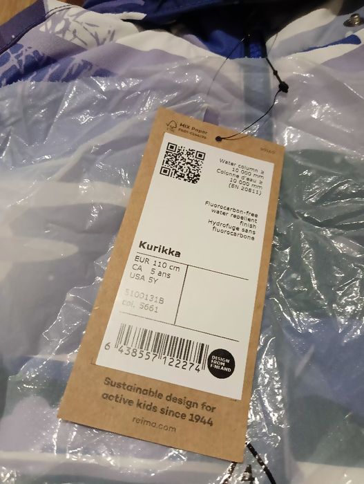 Reima kombinezon zimowy nowy 110 dziewczynka