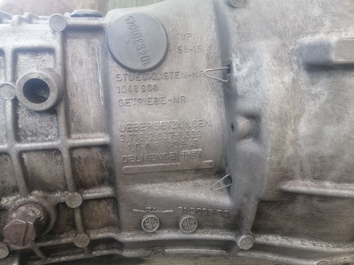 Коробка zf тип s5-16 bmw e28