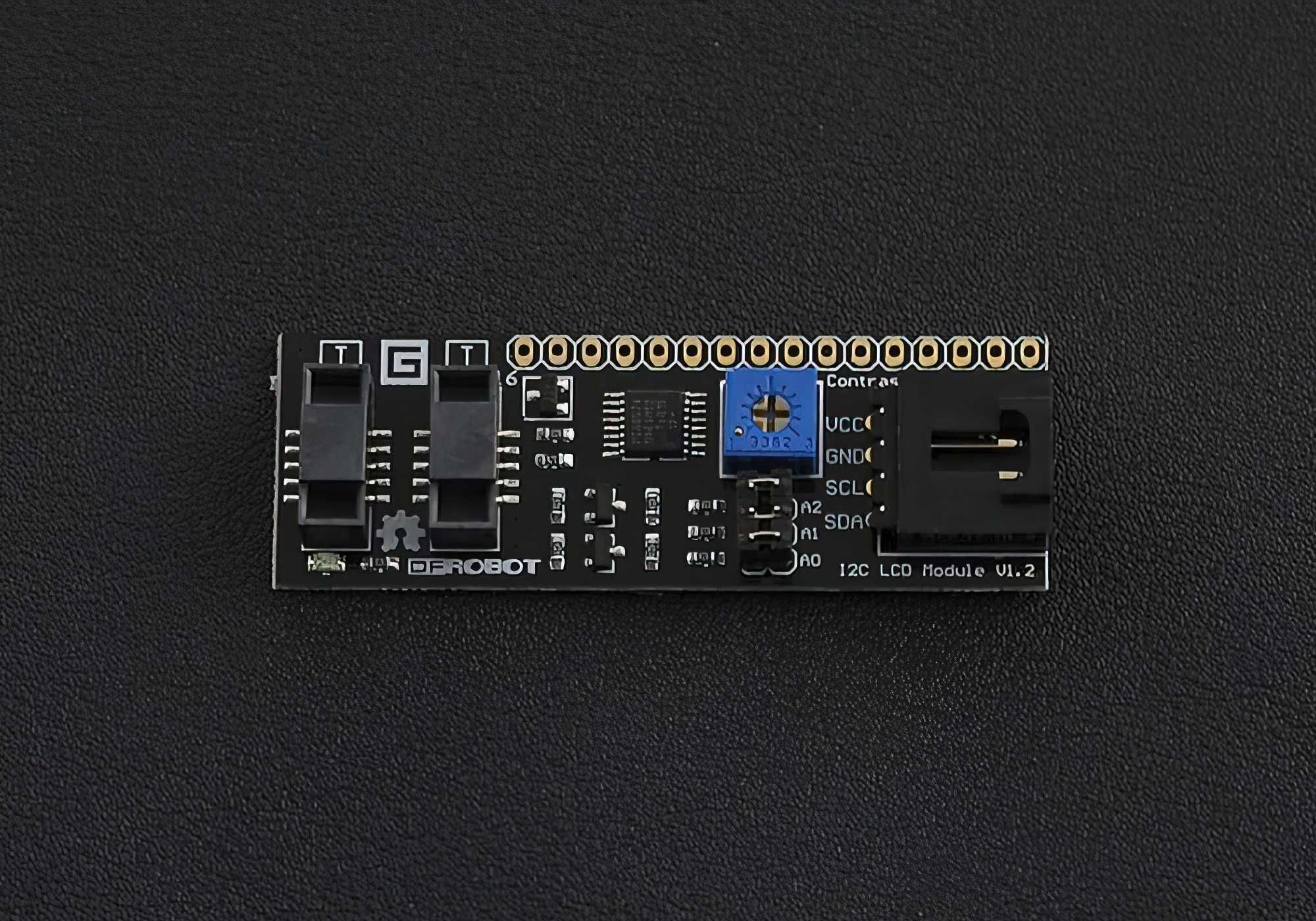 Arduino I2C LCD шилд от DFRobot