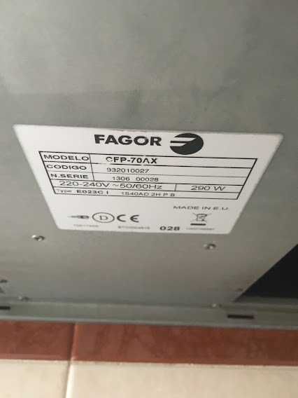 Exaustor de chaminé Fagor CFP - 70 AX