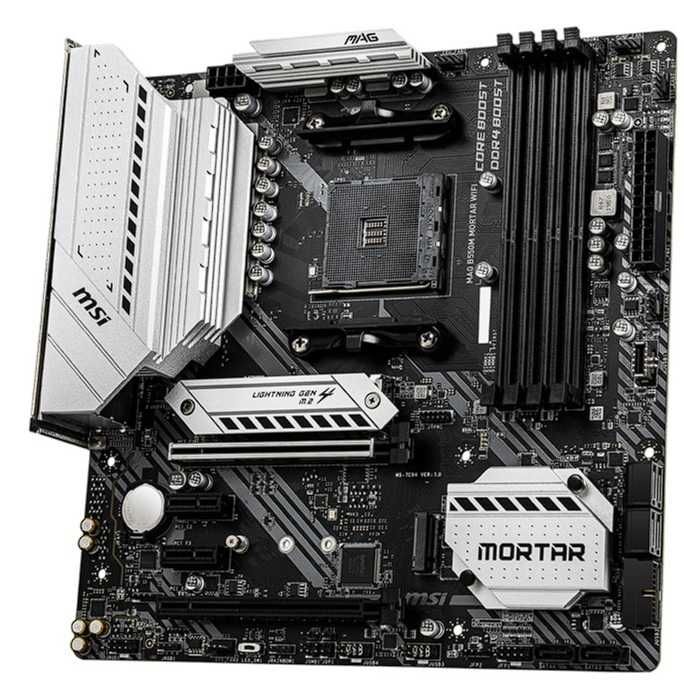КомплектMSI B550M MORTAR WIFI Ryzen 9 5900x DDR4 32GB3200 cl14 B-die