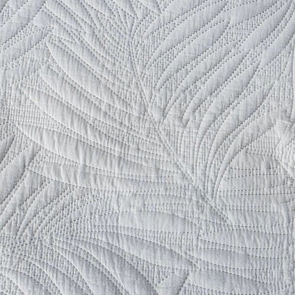 Narzuta na Łóżko Kanapę 170x210 Pikowana Kapa Pled STONE Biały