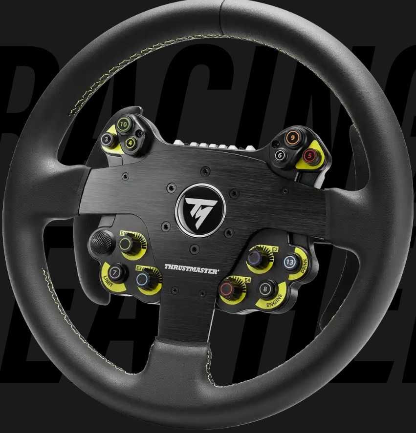 Base Direct Drive Thrustmaster T818 e volante EVO Racing 32R Leather