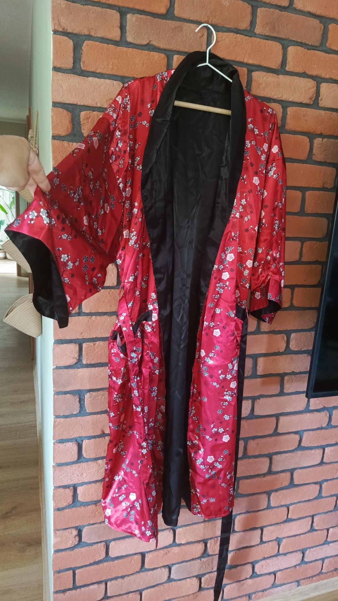 Świetne dwustronne kimono XL
