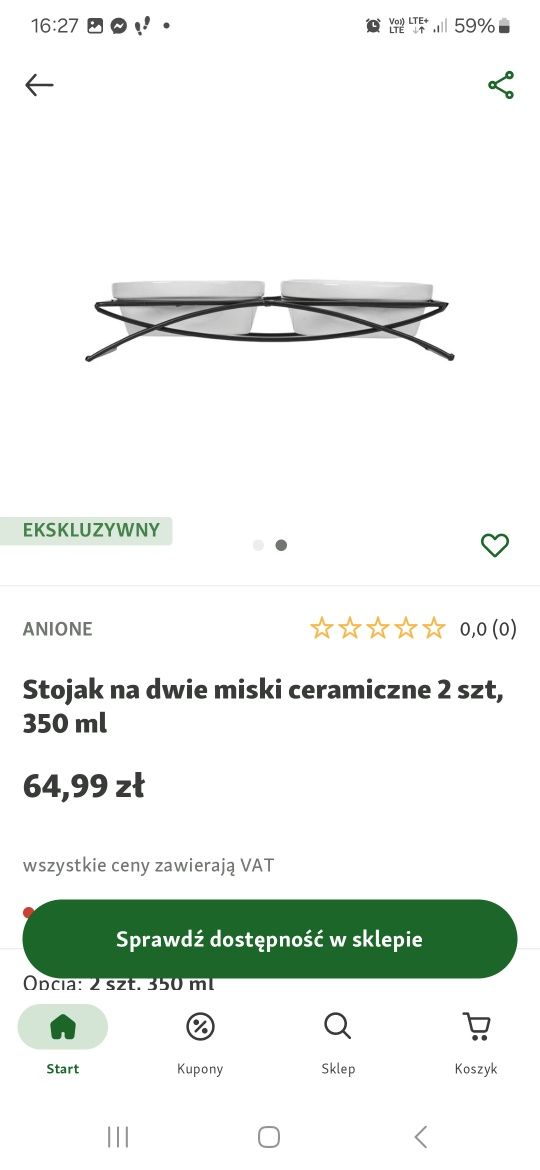 Miseczki dla psa