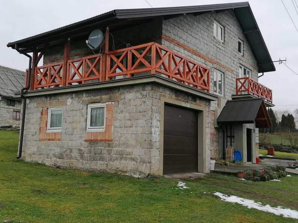 Balustrada drewniana ogród balkon taras wzór x