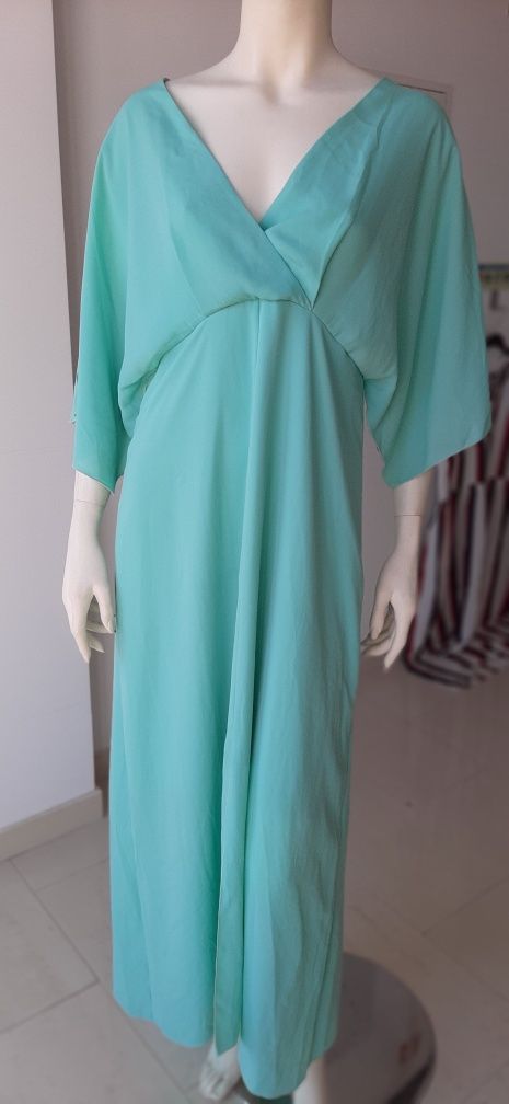 Vestido novo cerimónia verde água