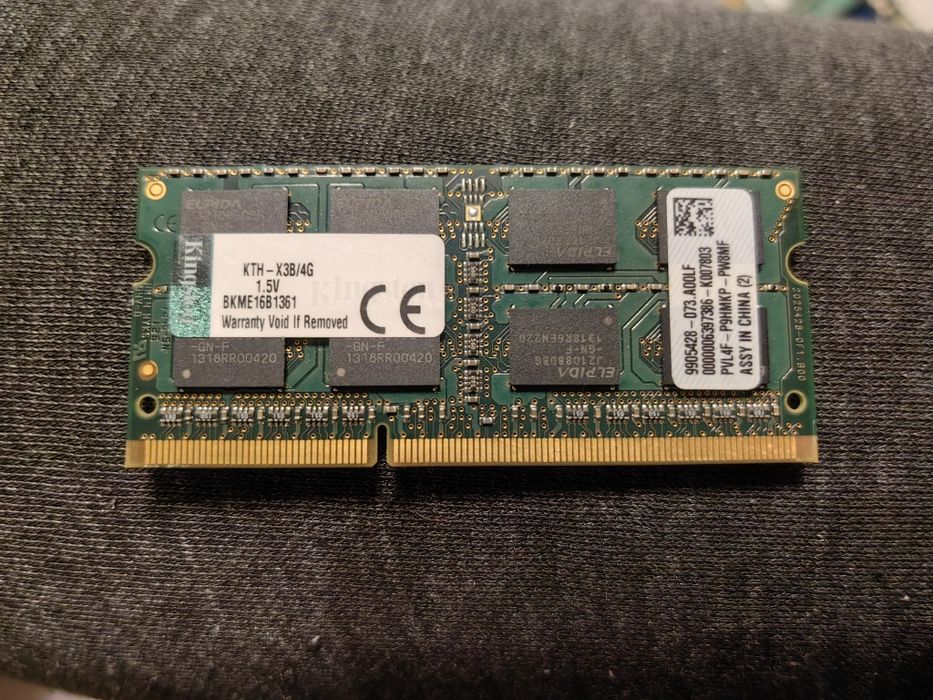 Pamięć RAM Kingston KTH-X3B/4G 4 GB DDR3 SO-DIMM 1333 MHz