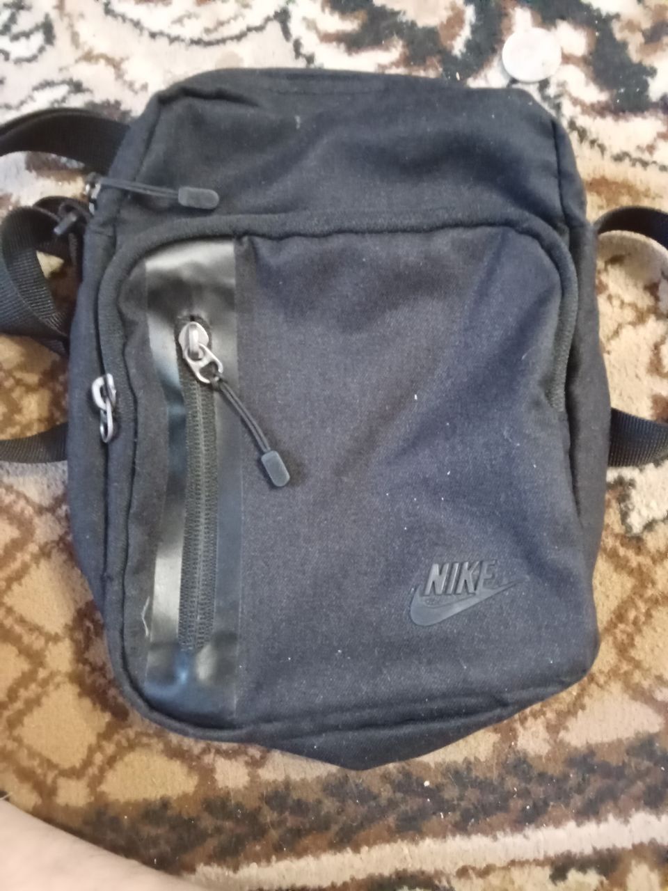 Сумка через плече Nike teach (чорна)