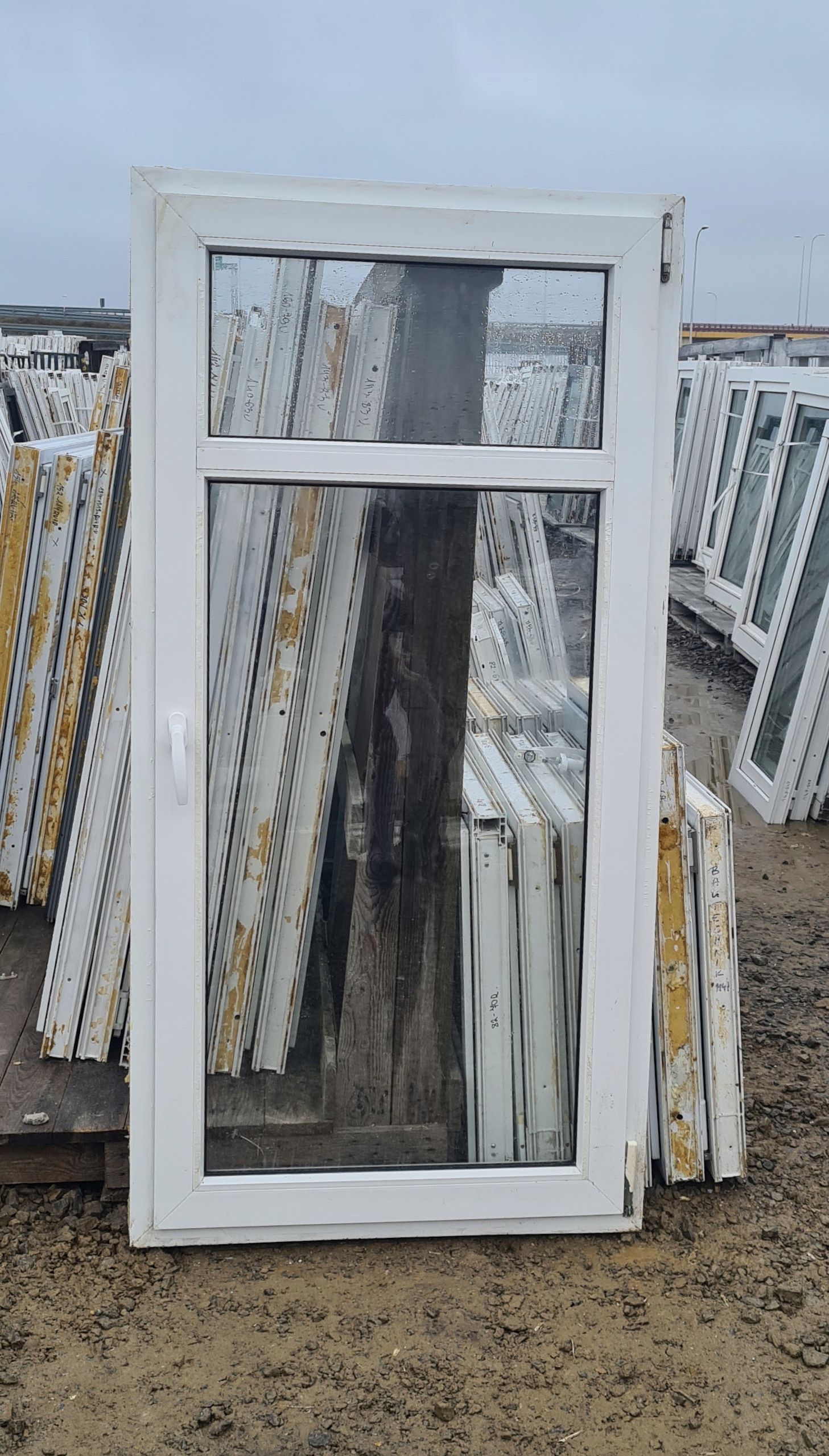 OKNA KacprzaK OKNO PCV 88x175 Używane Plastikowe Lider Okna OLX