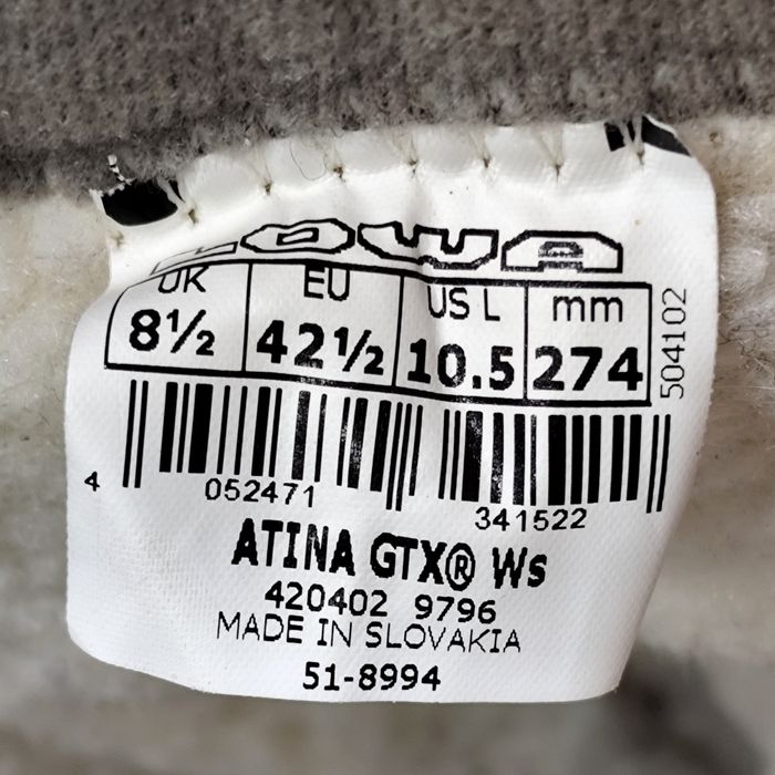черевики Lowa Atina GTX 42.5р/27.4см