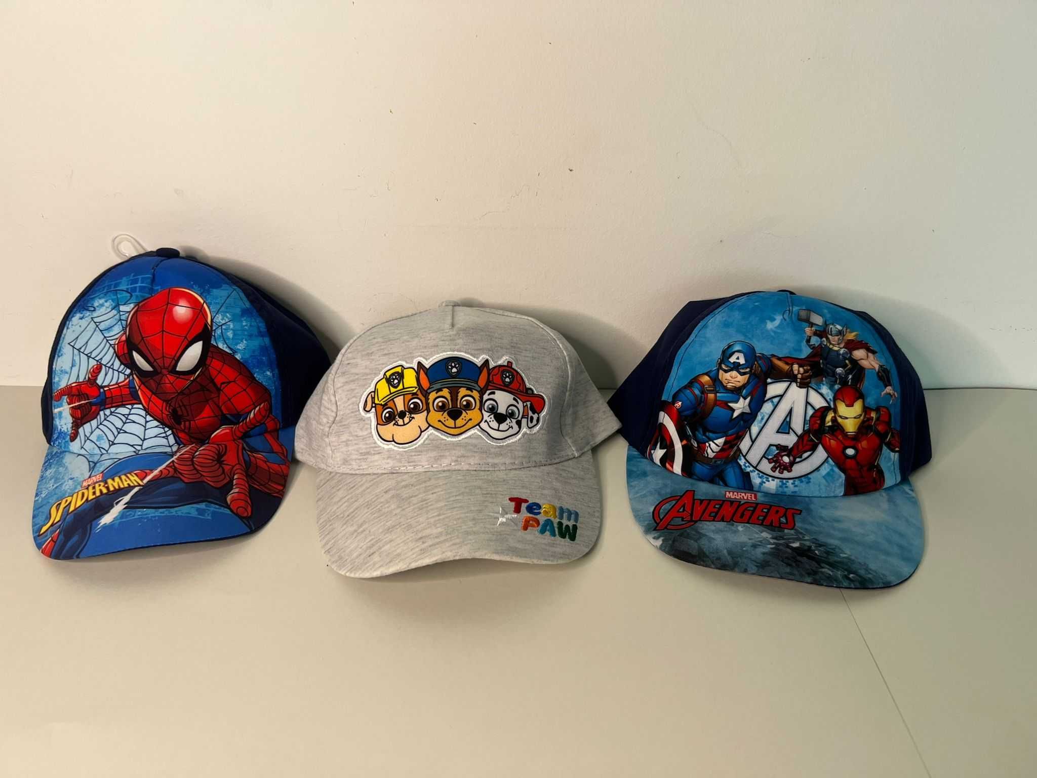 Chapéu/ Boné Criança : Spiderman / Patrulha Pata / Avengers