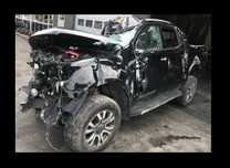 Rama uszkodzona Ford Ranger 3.2 Wildtrak 2017r Czarny Stelaz podwozie