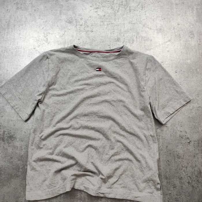 DAMSKA Koszulka PREMIUM Bawełna Tommy Hilfiger Małe Logo Haft Casual