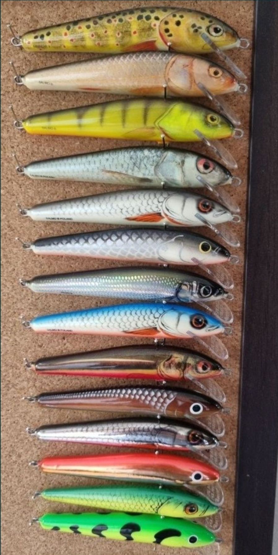 Kolekcja Woblerów Salmo Minnow 9 cm