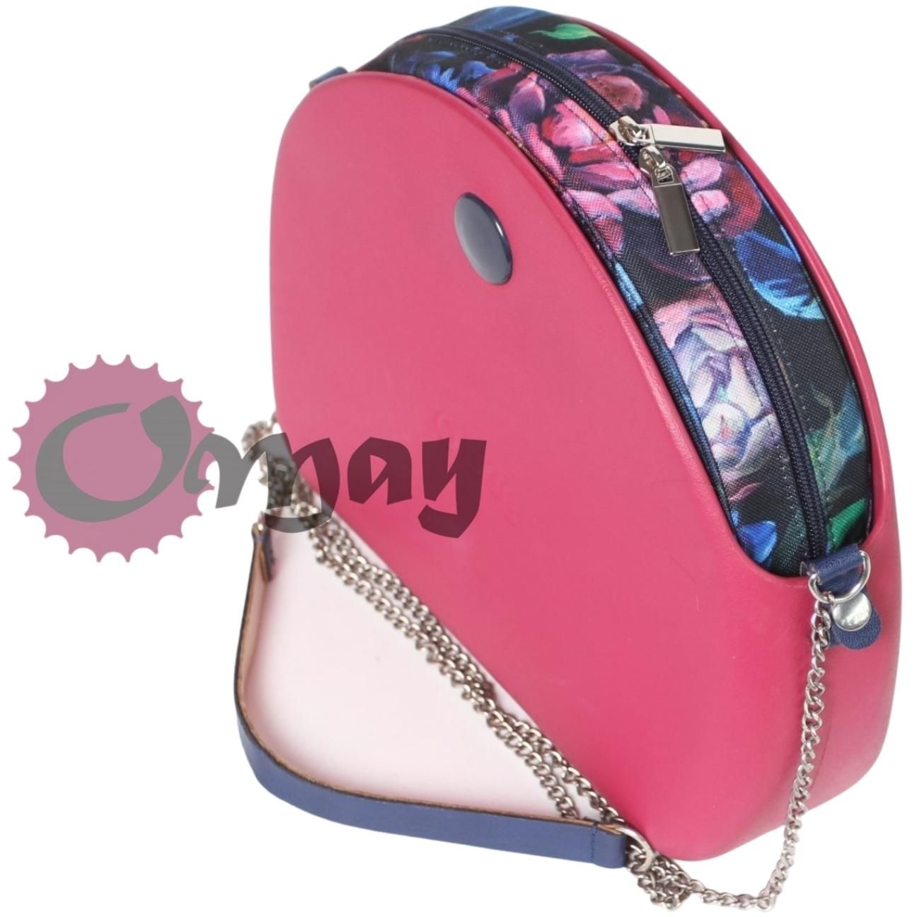 organizer OBAG MOON LIGHT róże kwiaty cudne zamek granatowy wkład OMAY