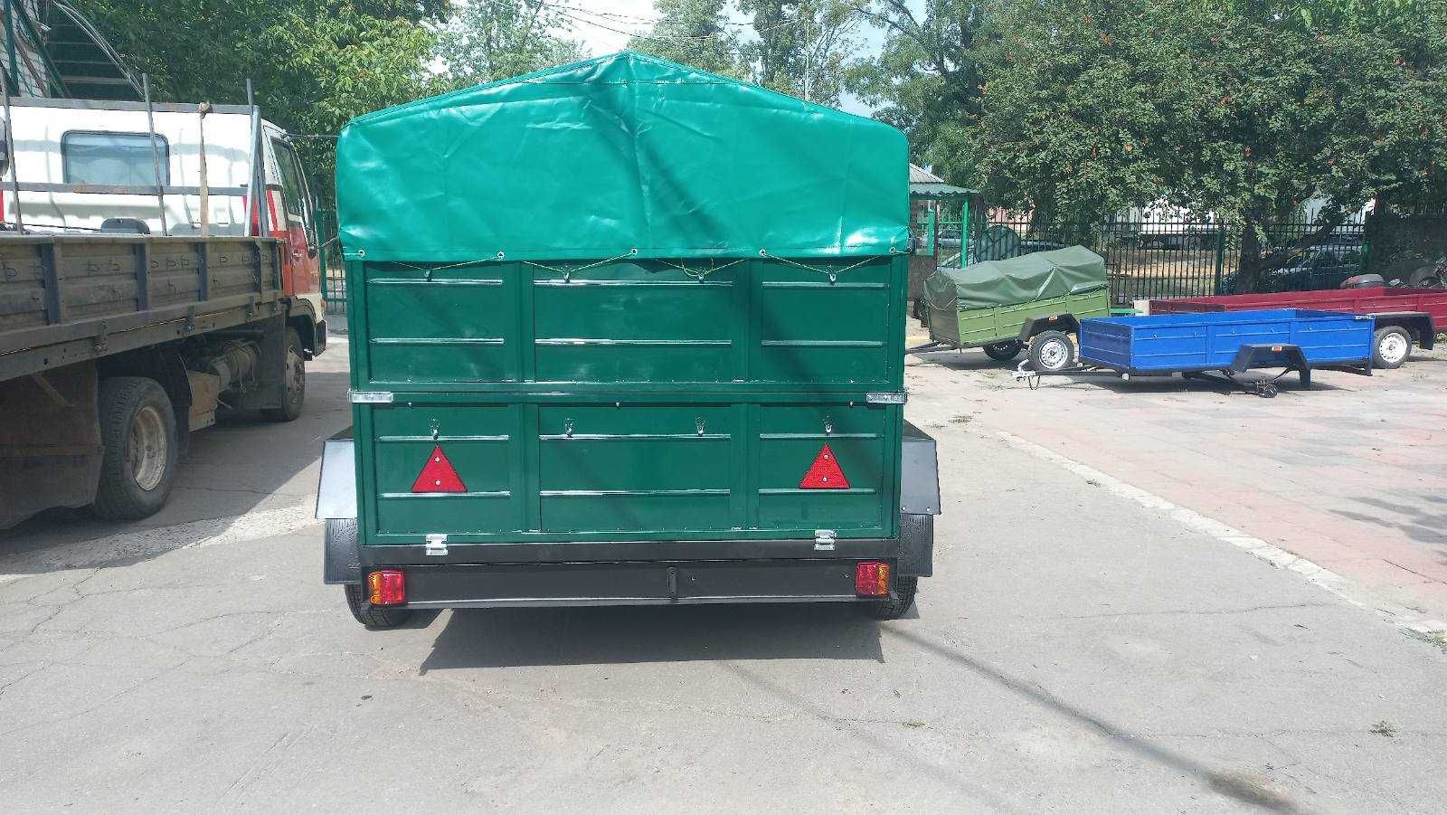Прицеп двухосный 2100на 1300 с усиленным бортом Акция !
