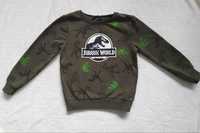 bluza dresowa jurassic park 122/128 dino dinozaury