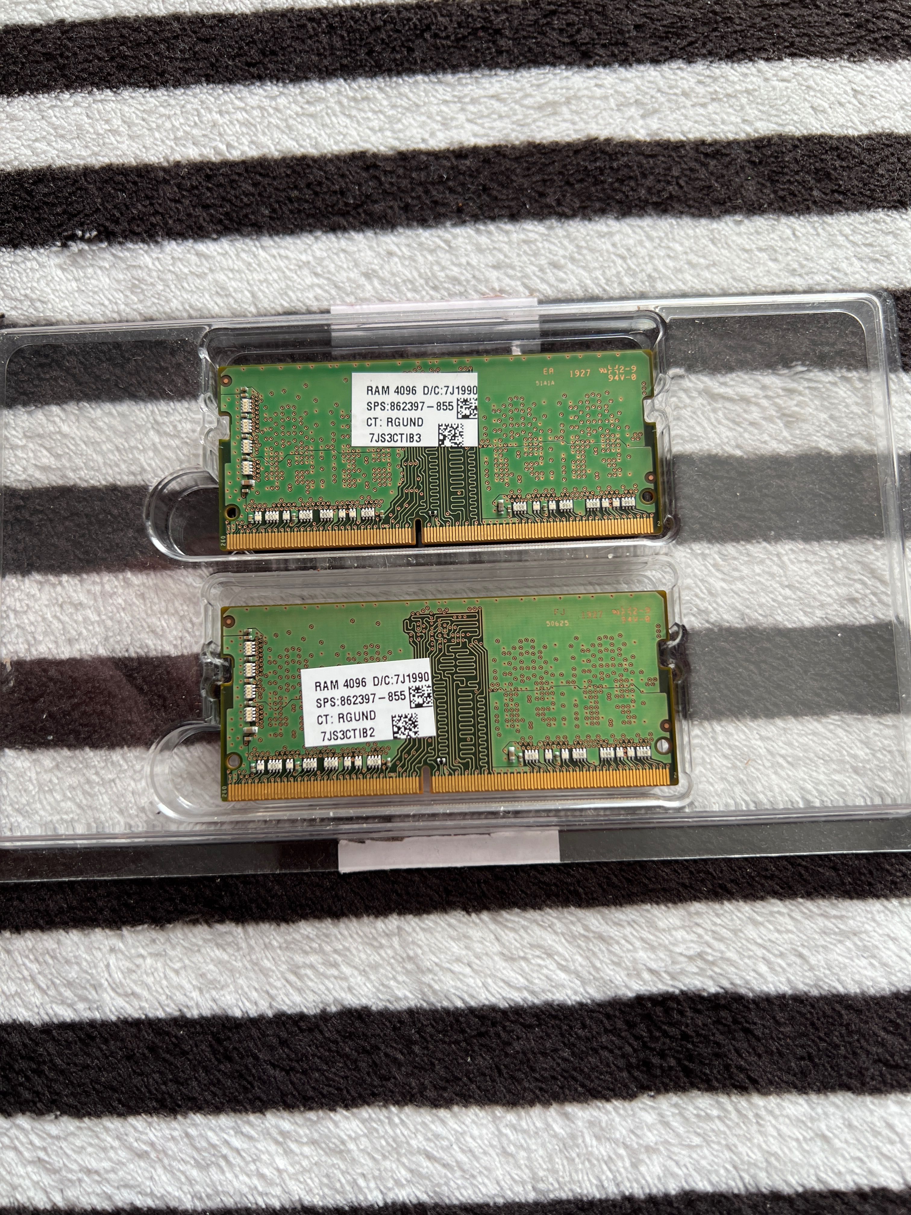 Pamiec ram do laptopa DDR4 2x4gb 4gb 8gb