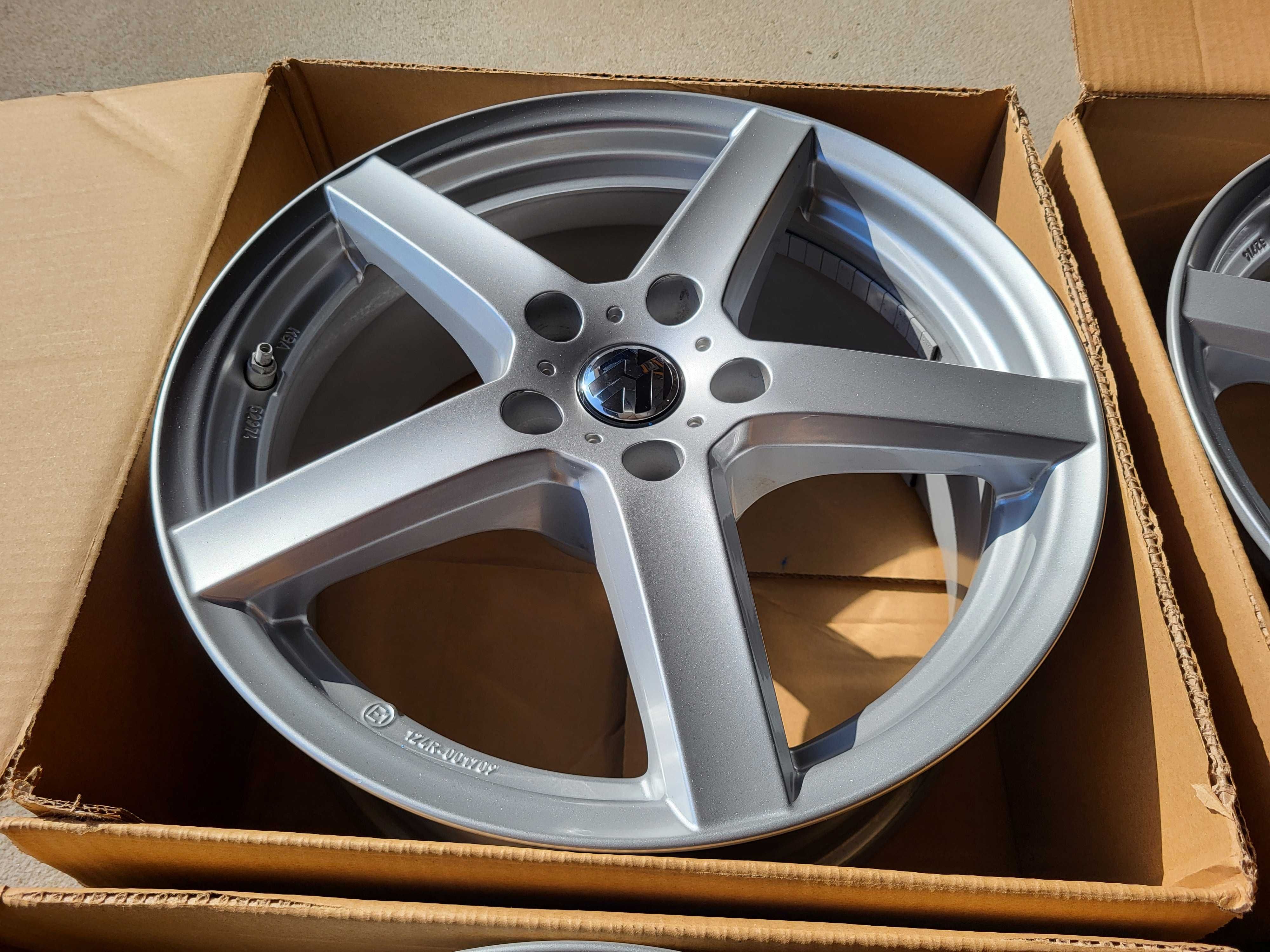 [662] Felgi aluminiowe 17 Cali 5x112 ET30 7,5Jx17H2 VW + Czujniki