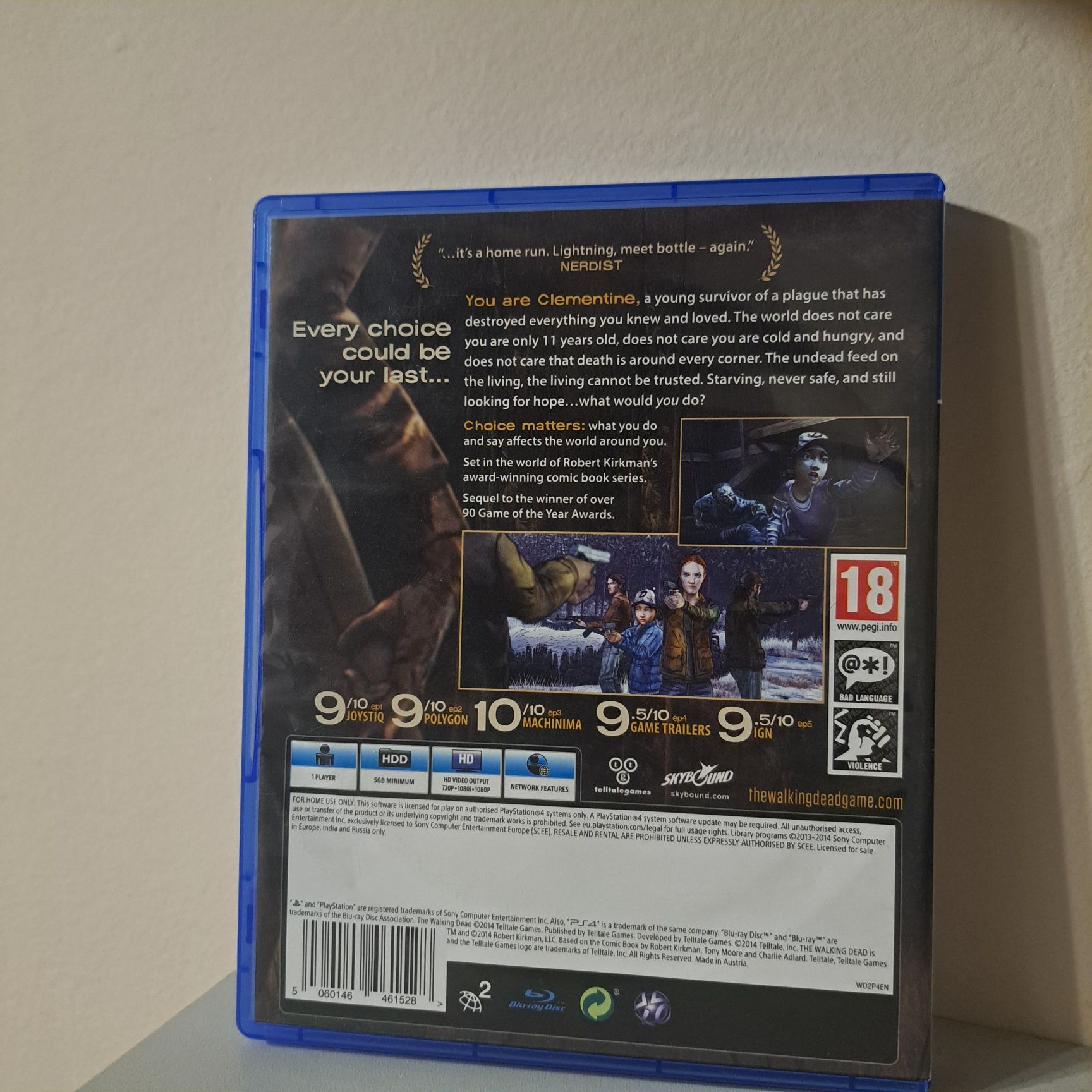 The Walking Dead season two ps4