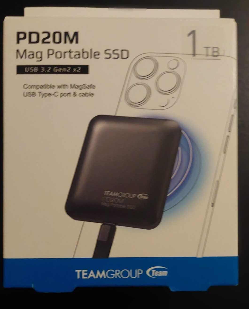 ***Promoção*** Disco Externo SSD Team Group 1TB USB 3.2 TYPE A/TYPE C