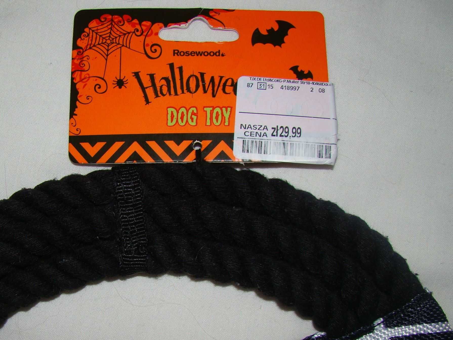 rosewood nylonowa zabawka dla psa lina frisbee sznur piszczałka