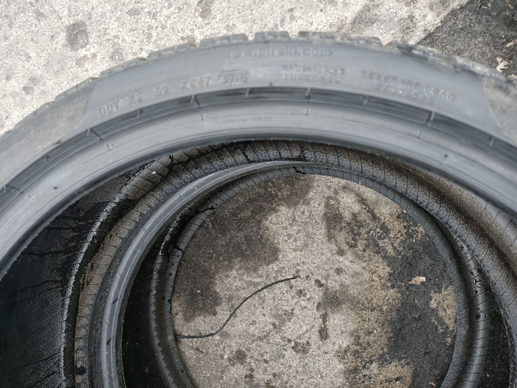 Opony 245/35r20 Pirelli SottoZero NO 91V używane zimowe 2szt 7mm